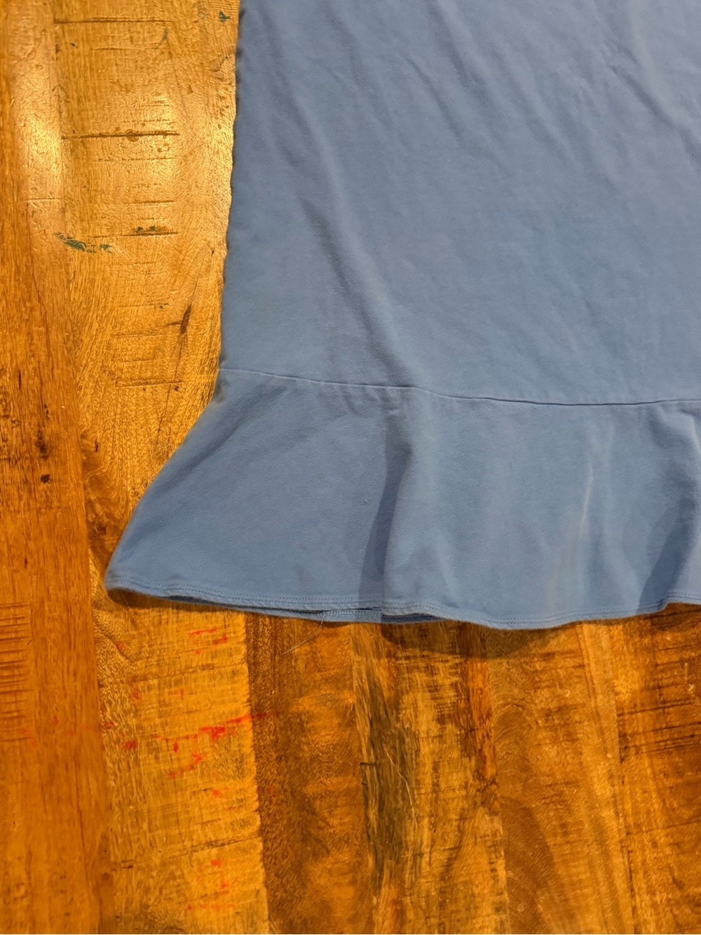 Southern Tide Blue Ruffle Hem Racerback Dress Size Large - Picture 4 of 7
